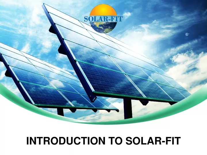 introduction to solar fit