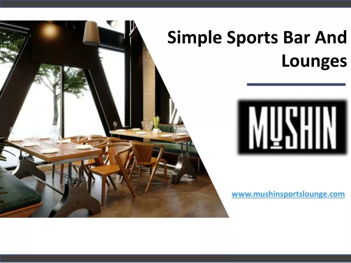 simple sports bar and lounges