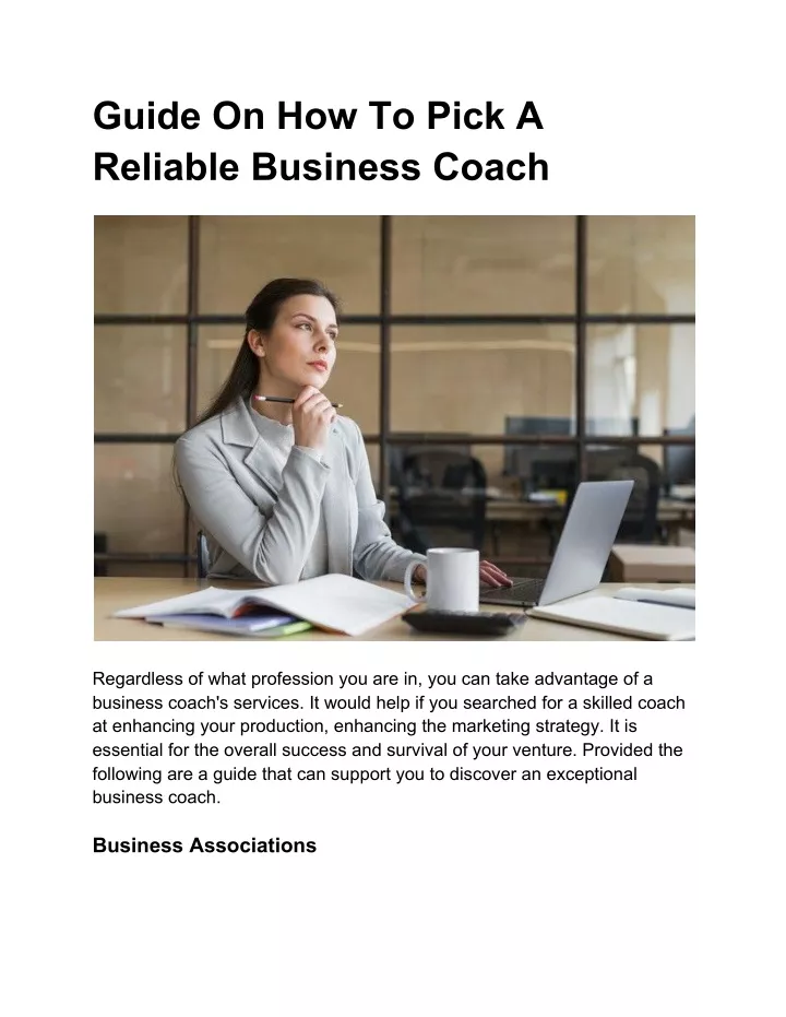 guide on how to pick a reliable business coach