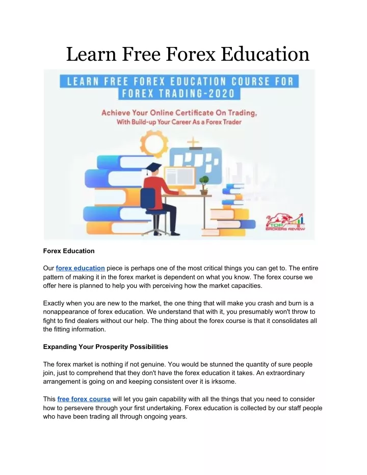 learn free forex education
