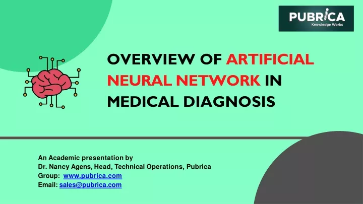 overview of artificial neural network in medical diagnosis