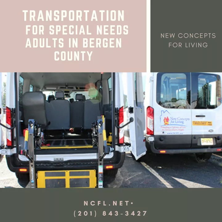 transportation for special needs adults in bergen