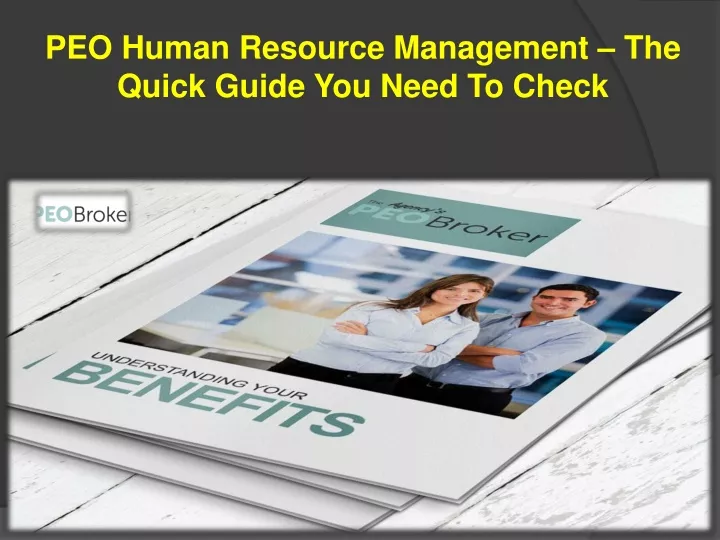 peo human resource management the quick guide