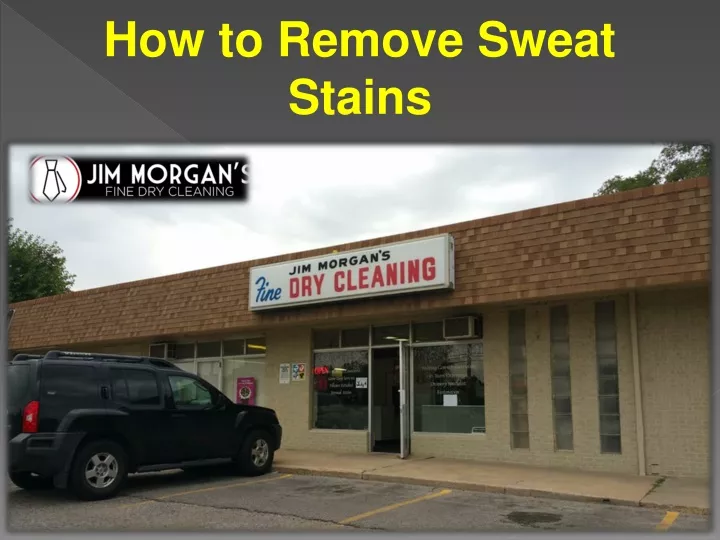 how to remove sweat stains