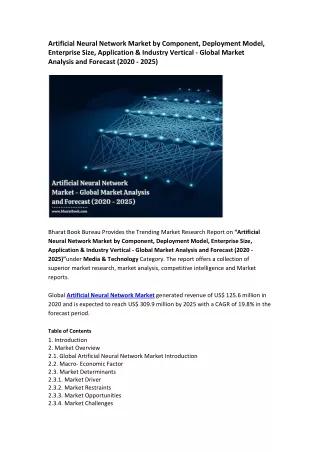artificial neural network market by component