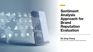 Sentiment Analysis Approach for Brand Reputation Evaluation