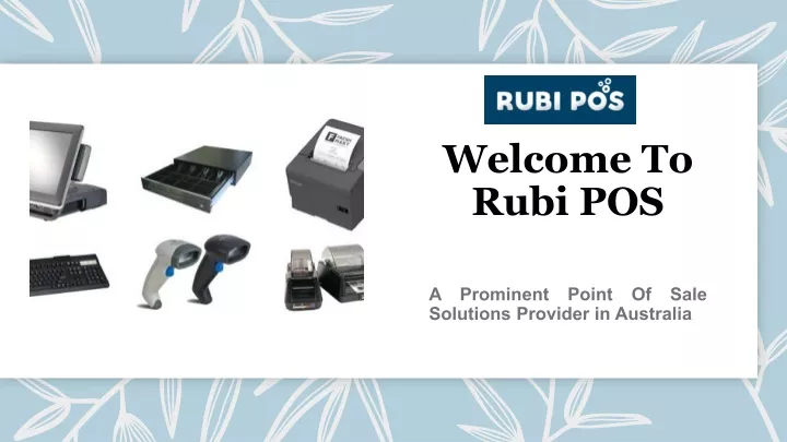 welcome to rubi pos