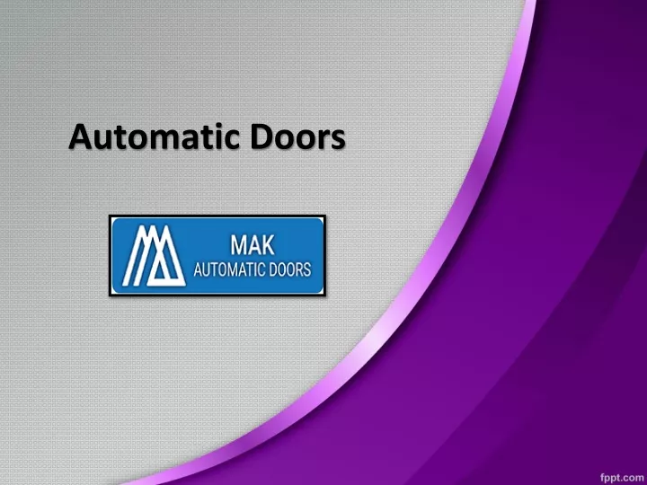 automatic doors