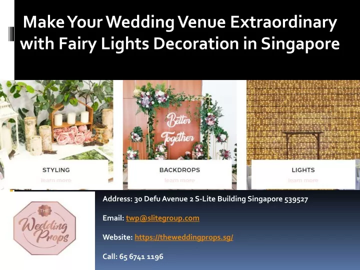 make your wedding venue extraordinary with fairy