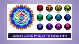 Mandala Canvas Prints as Per Zodiac Signs