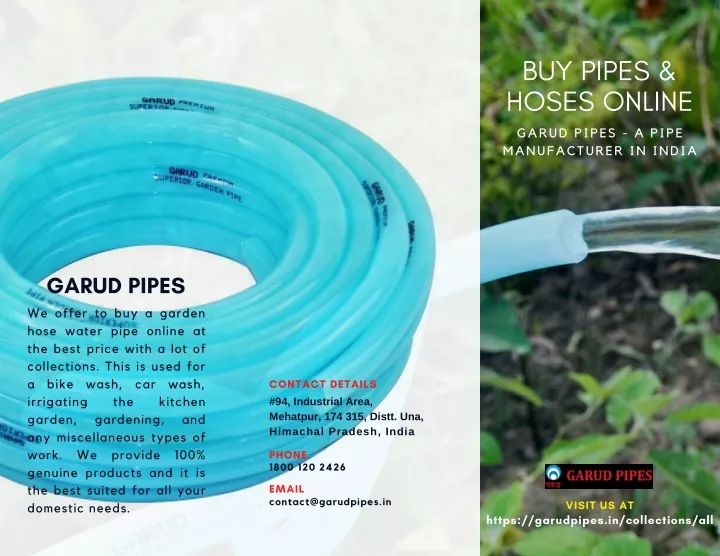 buy pipes hoses online