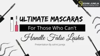 Ultimate Mascaras for Those Who Can’t Handle False Lashes