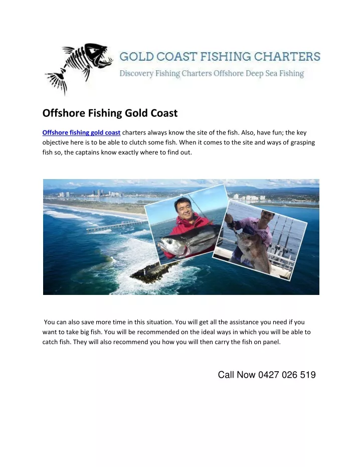 offshore fishing gold coast