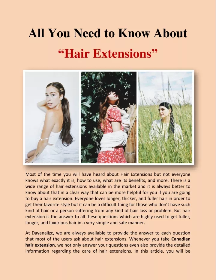 all you need to know about hair extensions