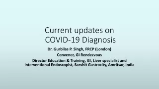 covid 19 diagnosis updates