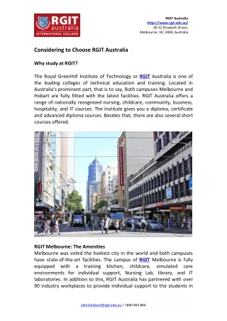 rgit australia