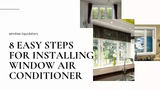 8 Easy Steps for Installing Window Air Conditioner