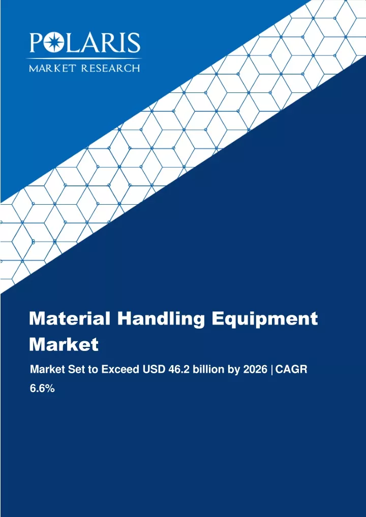material handling equipment market