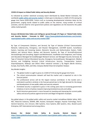 covid 19 impact on global public safety
