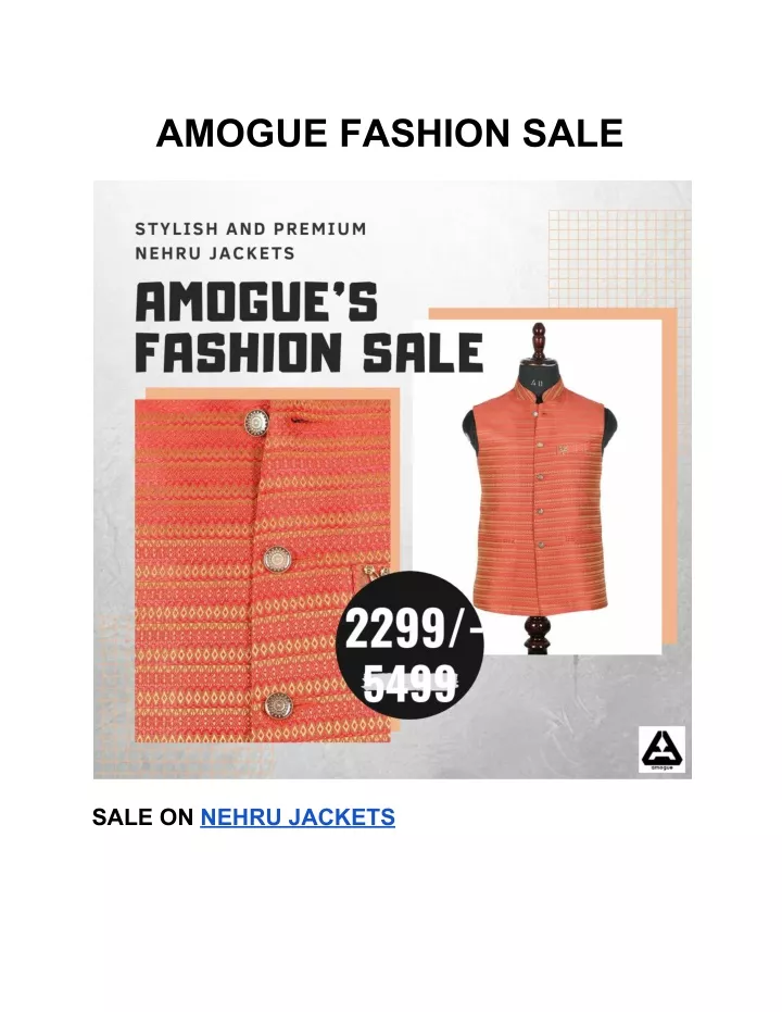 amogue fashion sale