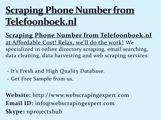 scraping phone number from telefoonboek nl