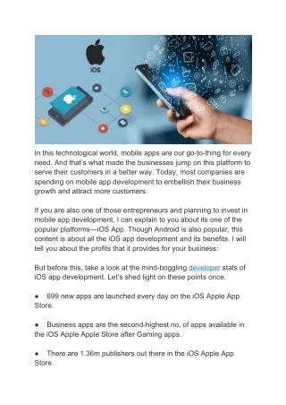 in this technological world mobile apps