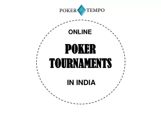 Online poker tournaments in india