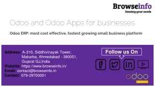 What is so special about Odoo and Odoo Apps for businesses?