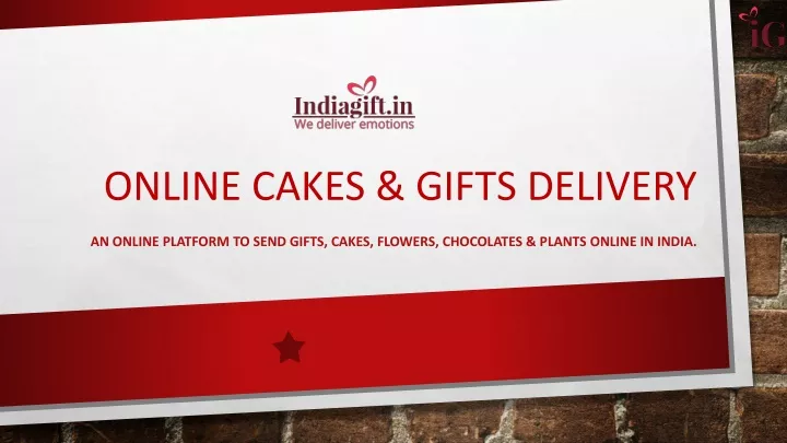 online cakes gifts delivery