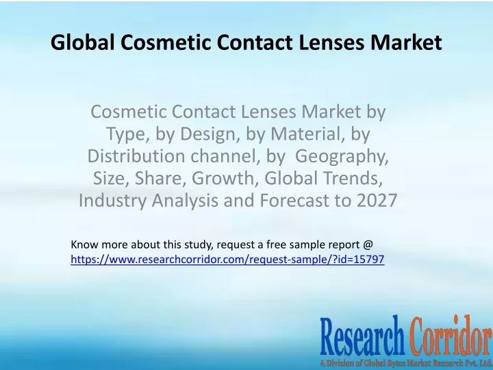 global cosmetic contact lenses market