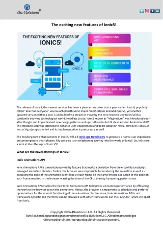 the exciting new features of ionic5