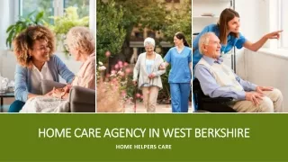 Professional Live In Care Agency In West Berkshire
