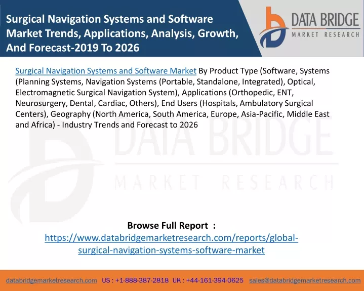 surgical navigation systems and software market