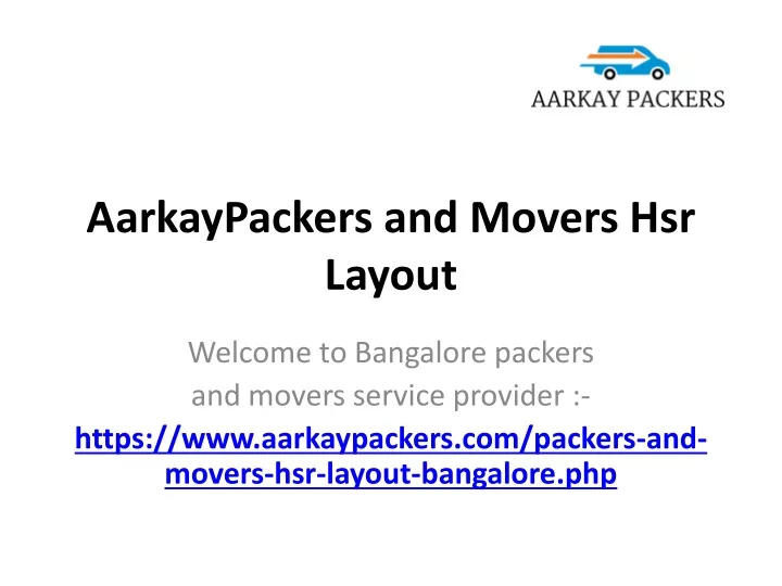 aarkaypackers and movers hsr layout