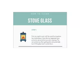 How to Clean Stove Glass