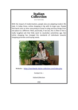 ItalianCollection | Worldwide.italian-collection.com