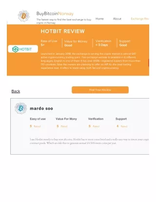 Hotbit Review | Buy Bitcoin Norway