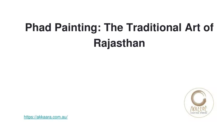 phad painting the traditional art of rajasthan