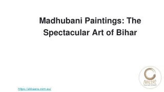 Madhubani Paintings: The Spectacular Art of Bihar