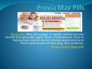 Provia Max - More Energy To Go Long Night