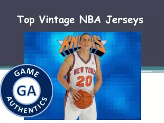 Top Vintage NBA Jerseys