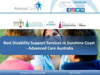 Best Disability Support Services in Sunshine Coast - Advanced Care Australia