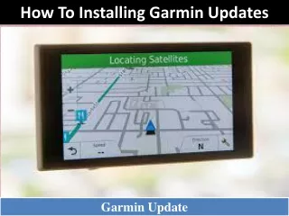 how to installing garmin updates