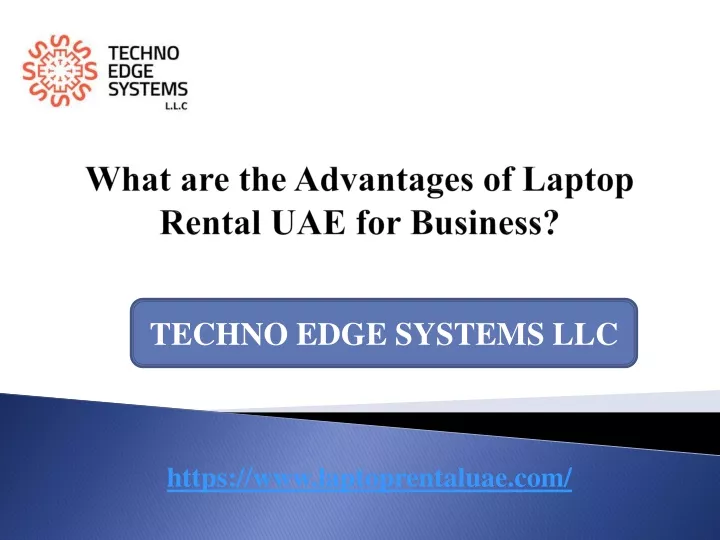 what are the advantages of laptop rental uae for business