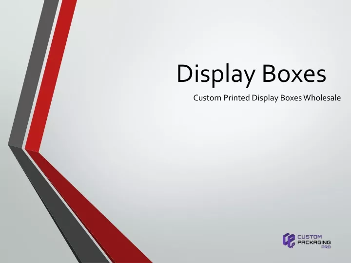 display boxes