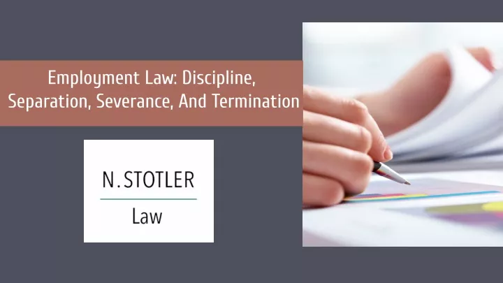 employment law discipline separation severance