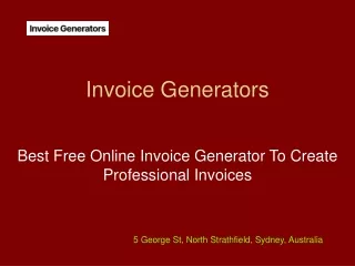 Best Free Online Invoice Generator To Create Professional Invoices