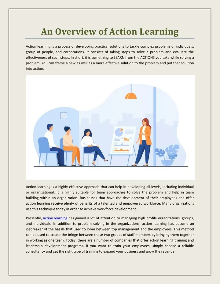 an overview of action learning