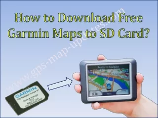 How to Download free Garmin Maps to SD Card? | Garmin GPS Update