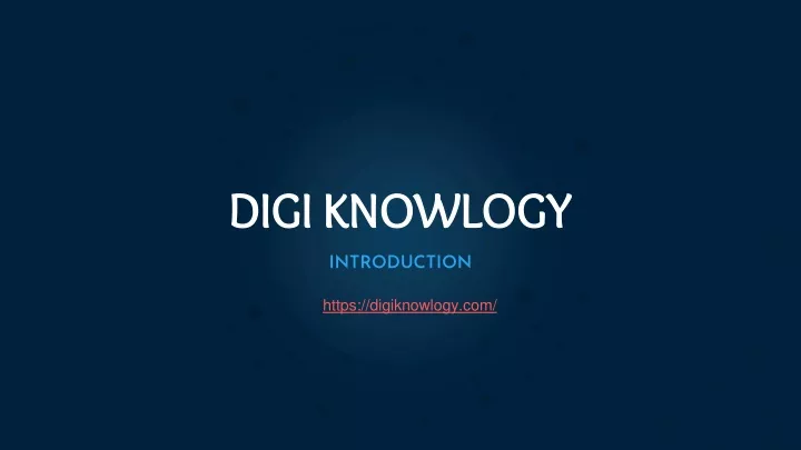 digi knowlogy